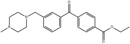 4'-CARBOETHOXY-3-(4-METHYLPIPERAZINOMETHYL) BENZOPHENONE price.