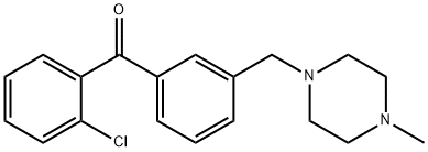 2-CHLORO-3'-(4-METHYLPIPERAZINOMETHYL) BENZOPHENONE price.
