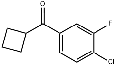 4-CHLORO-3-FLUOROPHENYL CYCLOBUTYL KETONE price.