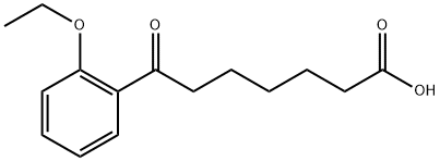 7-(2-ETHOXYPHENYL)-7-OXOHEPTANOIC ACID Structure