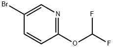 2-(二氟甲氧基)-5-溴吡啶 結(jié)構(gòu)式