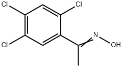 Ethanone, 1-(2,4,5-trichlorophenyl)-, oxime Struktur