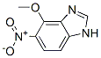 Benzimidazole, 4-methoxy-5-nitro- (7CI) Struktur