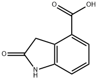 2-吲哚酮-4-羧酸 結(jié)構(gòu)式