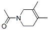 3,4-Lutidine, 1-acetyl-1,2,5,6-tetrahydro- (7CI) Struktur