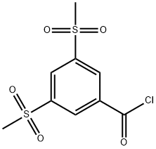 3,5-BIS(METHYLSULFONYL)BENZOYLCHLORIDE Struktur