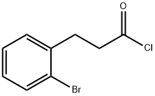 Benzenepropanoyl chloride, 2-broMo- Struktur