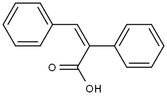ALPHA-PHENYL-CIS-CINNAMIC ACID Struktur
