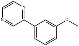 2-(3-METHOXY-PHENYL)-PYRAZINE Struktur