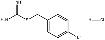 Carbamimidothioic acid, (4-bromophenyl)methyl ester, hydrochloride (1:1) Struktur