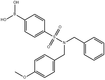 4-[N-BENZYL-N-(4-METHOXYBENZYL)SULPHAMOYL]BENZENEBORONIC ACID 98 price.