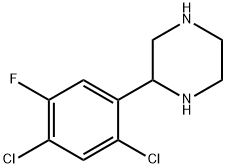 2-(2,4-DICHLORO-5-FLUOROPHENYL)PIPERAZINE price.