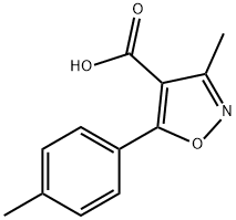 4-Isoxazolecarboxylicacid,3-methyl-5-p-tolyl-(7CI) Struktur