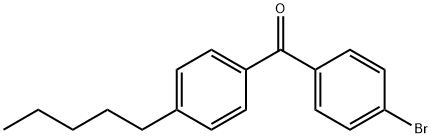 4-BROMO-4'-N-PENTYLBENZOPHENONE Struktur