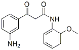 3-(m-Aminophenyl)-N-(o-methoxyphenyl)-3-oxopropionamid