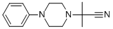 2-METHYL-2-(4-PHENYLPIPERAZINO)PROPANENITRILE Structure
