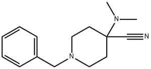 1-BENZYL-4-(DIMETHYLAMINO)PIPERIDINE-4-CARBONITRILE 結(jié)構(gòu)式