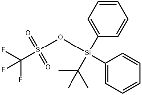 tert-Butyldiphenylsilyl Trifluoromethanesulfonate Structure