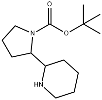 TERT-BUTYL 2-PIPERIDIN-2-YLPYRROLIDINE-1-CARBOXYLATE, 929974-16-3, 結(jié)構(gòu)式