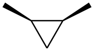 CIS-1,2-DIMETHYLCYCLOPROPANE Struktur