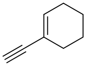 1-乙炔基-環(huán)己烷 結(jié)構(gòu)式