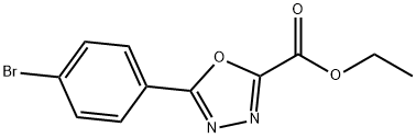 Ethyl 5-(4-bromophenyl)-1,3,4-oxadiazole-2-carboxylate|5-(4-溴苯基)-1,3,4-惡二唑-2-甲酸乙酯