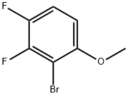 2-BROMO-3,4-DIFLUOROANISOLE Struktur