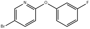 5-溴-2-(3-氟苯氧基)吡啶 結(jié)構(gòu)式