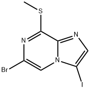 6-溴-3-碘-8-(甲硫基)咪唑并[1,2-A]吡嗪