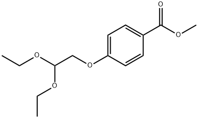 4-(2,2-ジエトキシエトキシ)安息香酸メチル 化學(xué)構(gòu)造式