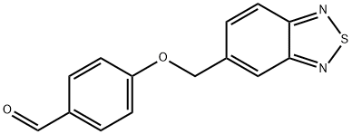 4-(Benzo[c][1,2,5]thiadiazol-5-ylMethoxy)benzaldehyde Struktur