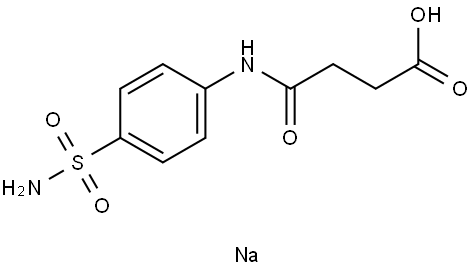 N-SUCCINYL SULFANILAMIDE  SODIUM SALT H& Structure