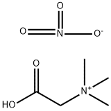 (carboxymethyl)trimethylammonium nitrate Struktur