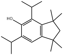 4,6-二異丙基-1,1,3,3-四甲基-5-茚醇 結(jié)構(gòu)式