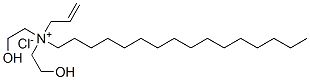 allylhexadecylbis(2-hydroxyethyl)ammonium chloride Structure