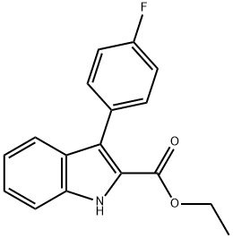 3-(4'-FLUOROPHENYL)INDOLE-2-CARBOXYLIC ACID ETHYL ESTER price.