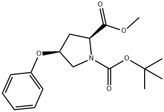 (2S,4S)-1-BOC-4-苯氧基-2-吡咯啉甲酸甲酯