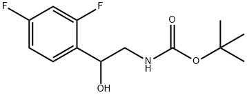 N-BOC-2-(2,4-二氟苯基)-2-羥基乙胺, 939757-31-0, 結構式