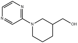 (1-Pyrazin-2-yl-piperidin-3-yl)-Methanol, 98+% C10H15N3O, MW: 193.25 Structure