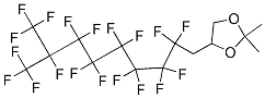 4-[2,2,3,3,4,4,5,5,6,6,7,7,8,9,9,9-hexadecafluoro-8-(trifluoromethyl)nonyl]-2,2-dimethyl-1,3-dioxolane Struktur