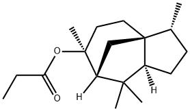 [3R-(3alpha,3abeta,6alpha,7beta,8aalpha)]-octahydro-3,6,8,8-tetramethyl-1H-3a,7-methanoazulen-5-yl propionate Structure