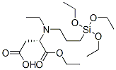 diethyl N-[3-(triethoxysilyl)propyl]-L-aspartate Struktur