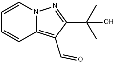 2-(1-HYDROXY-1-METHYL--1-ETHYL)-PYRAZOLO[1,5-A]PYRIDINE-3-CARBALDEHYDE Struktur