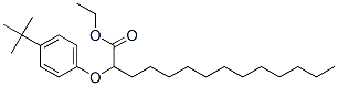 ethyl 2-(p-tert-butylphenoxy)tetradecanoate Struktur