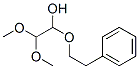 2,2-ジメトキシ-1-(2-フェニルエトキシ)エタノール 化學構(gòu)造式