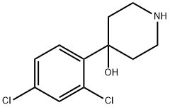 4-(2,4-DICHLOROPHENYL)-4-PIPERIDINOL Struktur