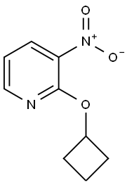 2-Cyclobutoxy-3-nitro-pyridine Struktur