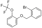 1-Bromo-2-((2-(trifluoromethoxy)phenoxy)methyl)benzene Struktur