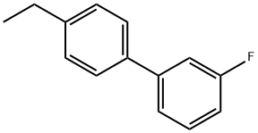 4-乙基-3-氟-1,1-聯(lián)苯 結(jié)構(gòu)式