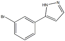 5-(3-BROMOPHENYL)-1H-PYRAZOLE Struktur